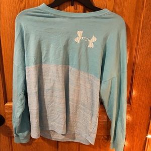 blue under armour shirt